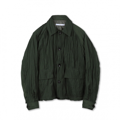 Wrinkle Short Jacket (Green)