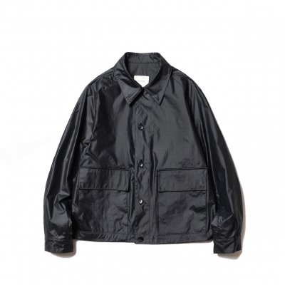 Coated Nylon Jacket - Black